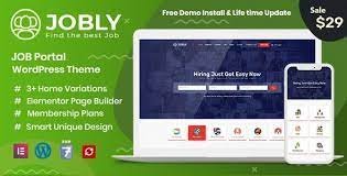 Jobly – Career Builder WordPress Theme